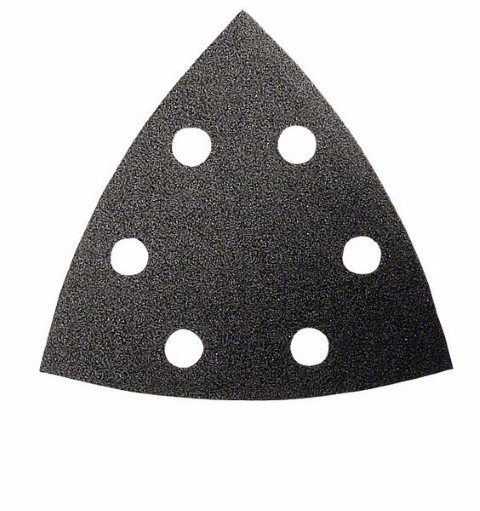 BOSCH SANDING SHEETS 93 X93MM 6 HOLES 'BLACK STONE' FOR STONE 600 GRIT